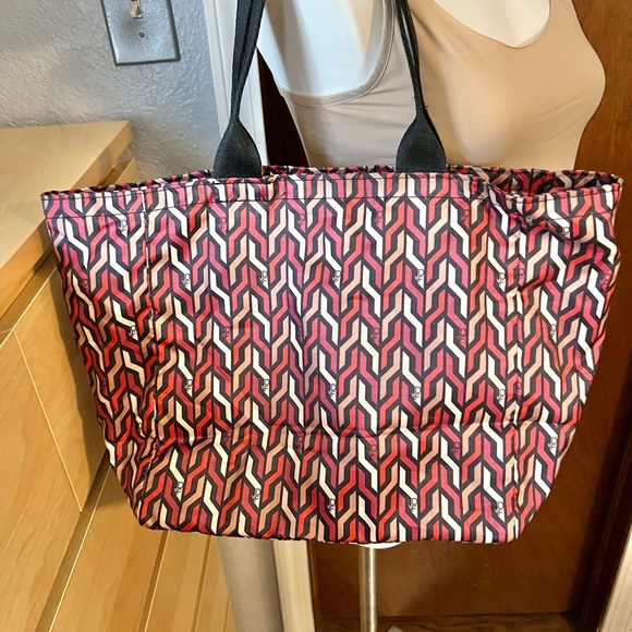 Lesportsac x Diane Von Furstenberg Geometric Tote Shoulder Bag - Picture 4 of 5